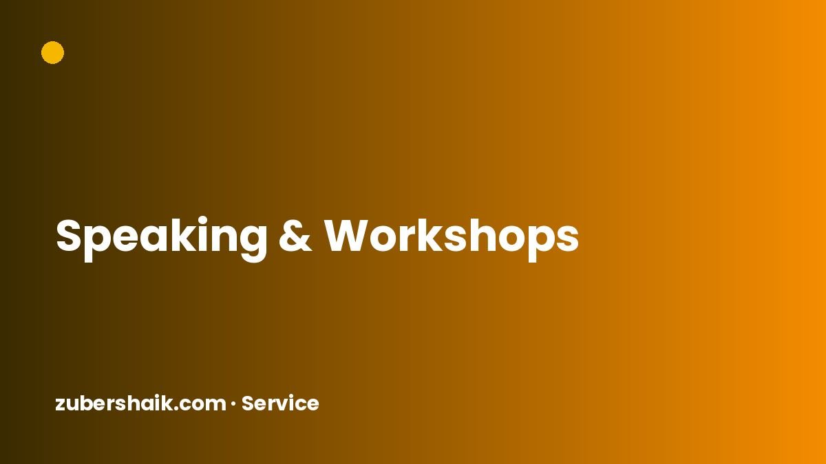 Speaker presenting an agentic AI workshop to an audience