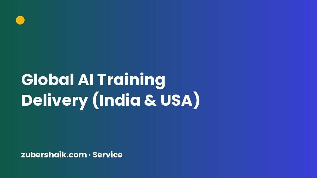 Live AI training session on Zoom with participants in India and the USA